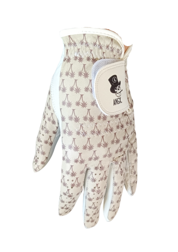 Men golf glove PALM TREES