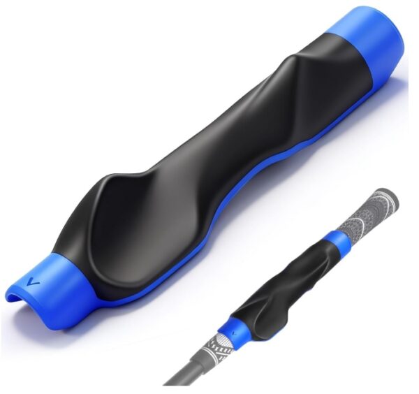 Golf Club Grip Trainer with Ergonomic Design